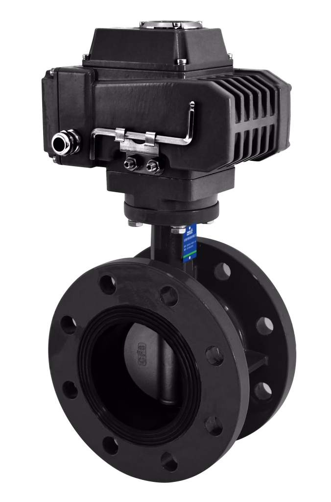EDF Series Motorized Butterfly Valve -Midline Soft Sealing